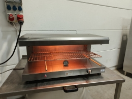 Rvs salamander Rollergrill 